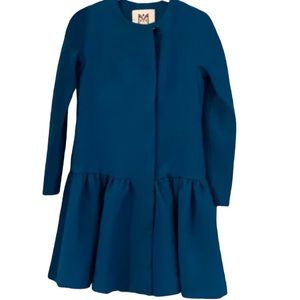 Milly dress coat in Azure